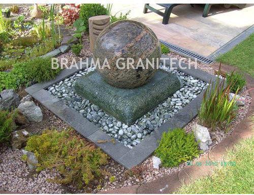 Granite Rotating Ball Fountain