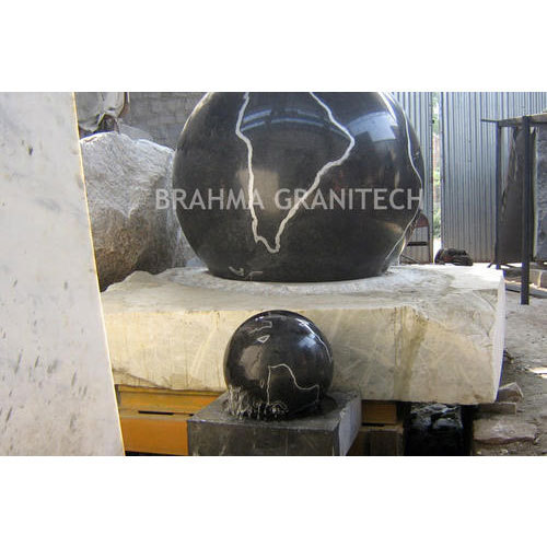 Granite Swimming Ball Fountain