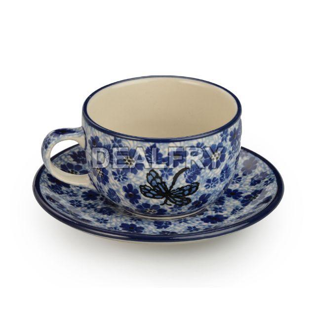 BP0043 Blue Pottery Coffee & Beer Mug