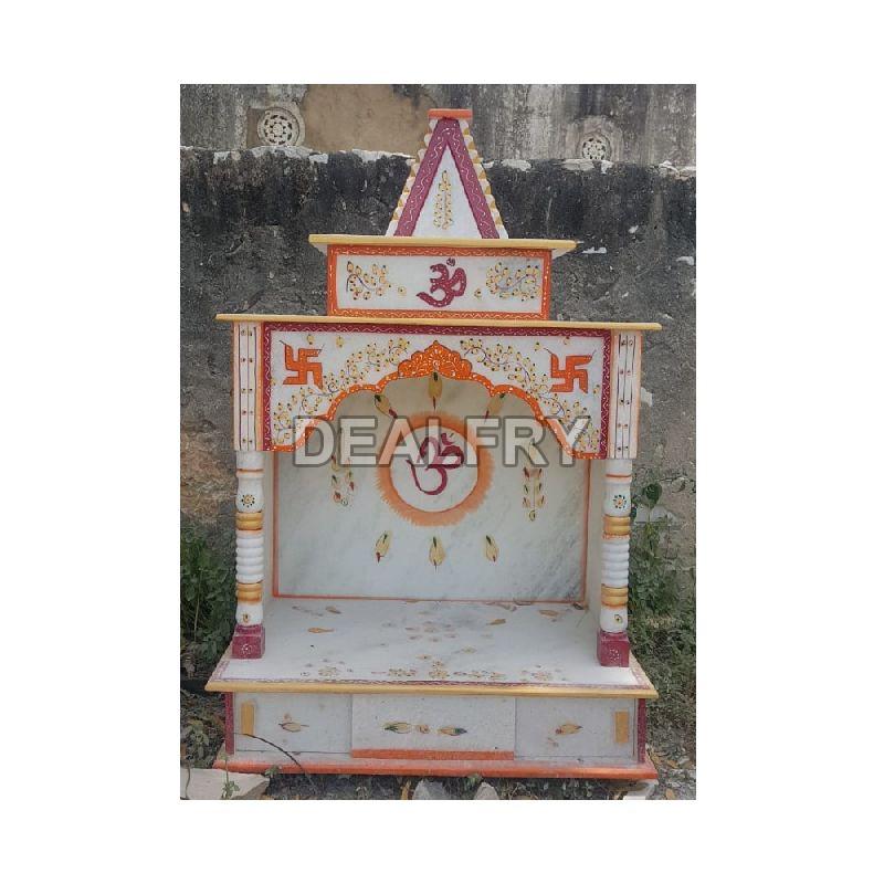 White Marble Temple Religious Decorative for Home