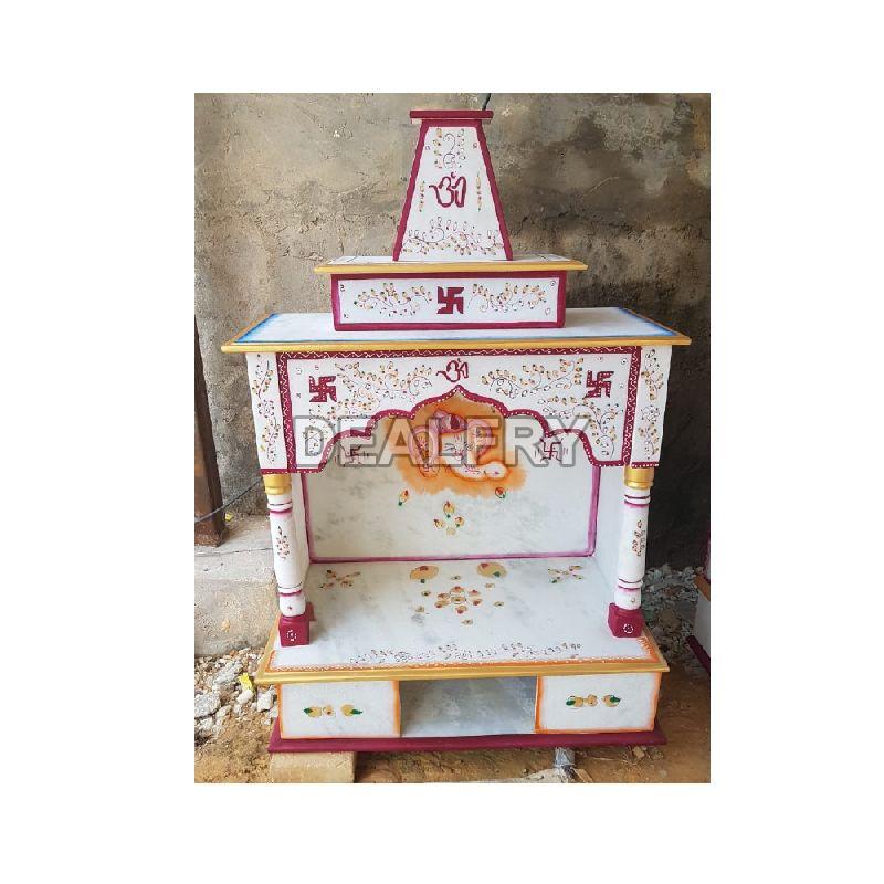 White Marble Temple for Home at Cheapest Price