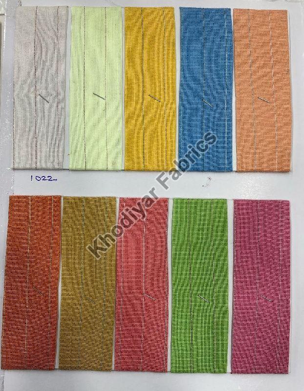 Cotton Lurex Zari Fabric