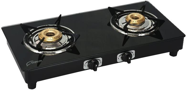 glass top 2 burner stove