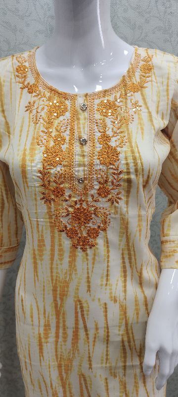 fancy embroidered kurtis
