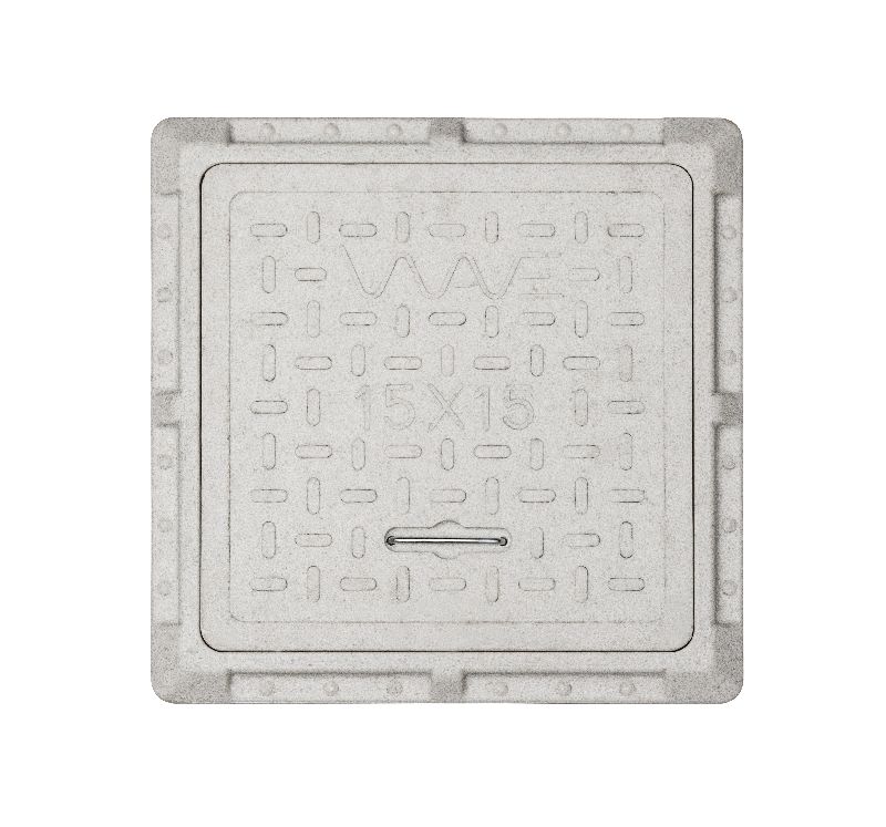 15 Inch X 15 Inch FRP Square Manhole Cover 