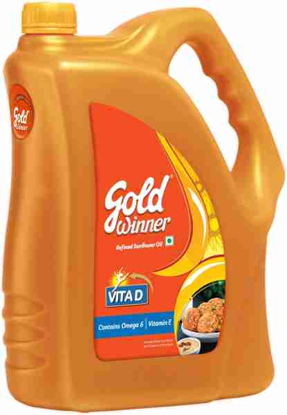 Gold Winner Refined Sunflower Oil 5 L