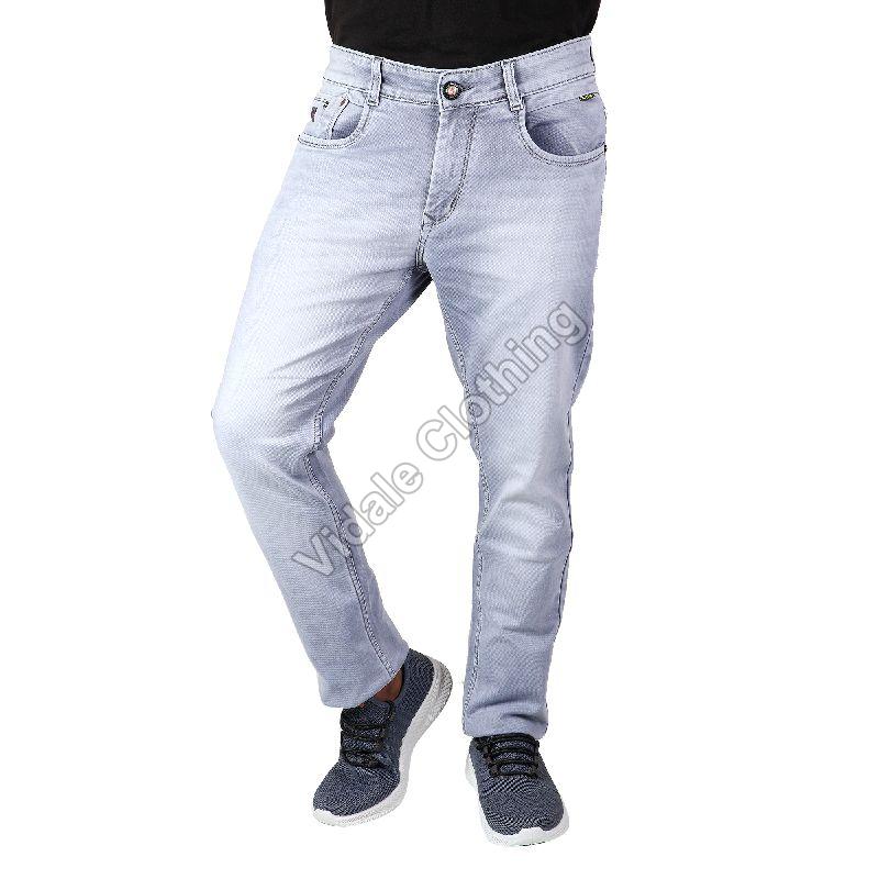 545 Light Grey Men Denim Jeans