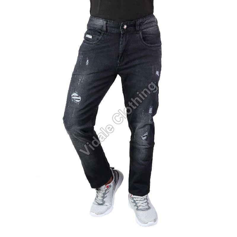 566 Grey Men Denim Jeans
