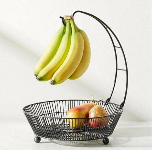 Metal Fruit Basket Stand