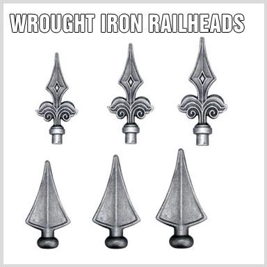 Wrought Iron Railheads
