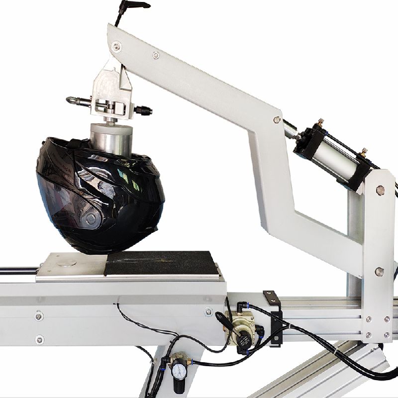 Helmet Projection and Surface Friction Testing Machine
