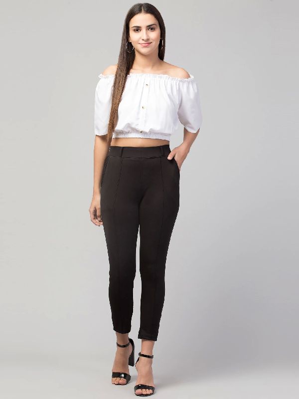 Set Of 2  Rayon Print Crop Top With Trouser  Street Style Store  SSS