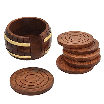 Wooden Tea Coaster Manufacturer Wooden Tea Coaster Exporter