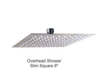 Slim Square Overhead Shower