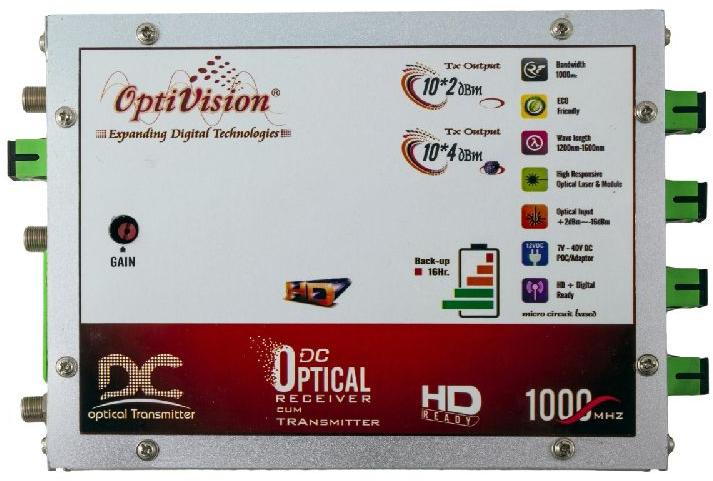 Battery Backup DC Optical Transmitter 10 DBM X 4