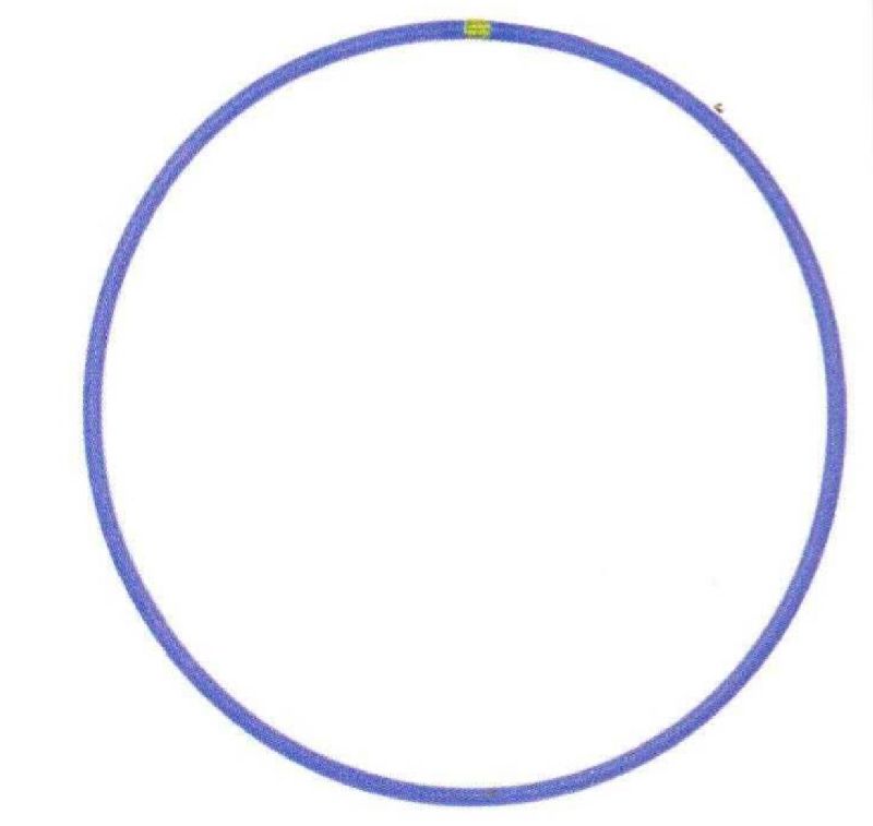 Blue Plastic Hula Hoop Ring