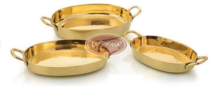 Brass Oval Pan