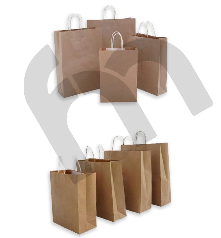 Brown Paper Courier Bag