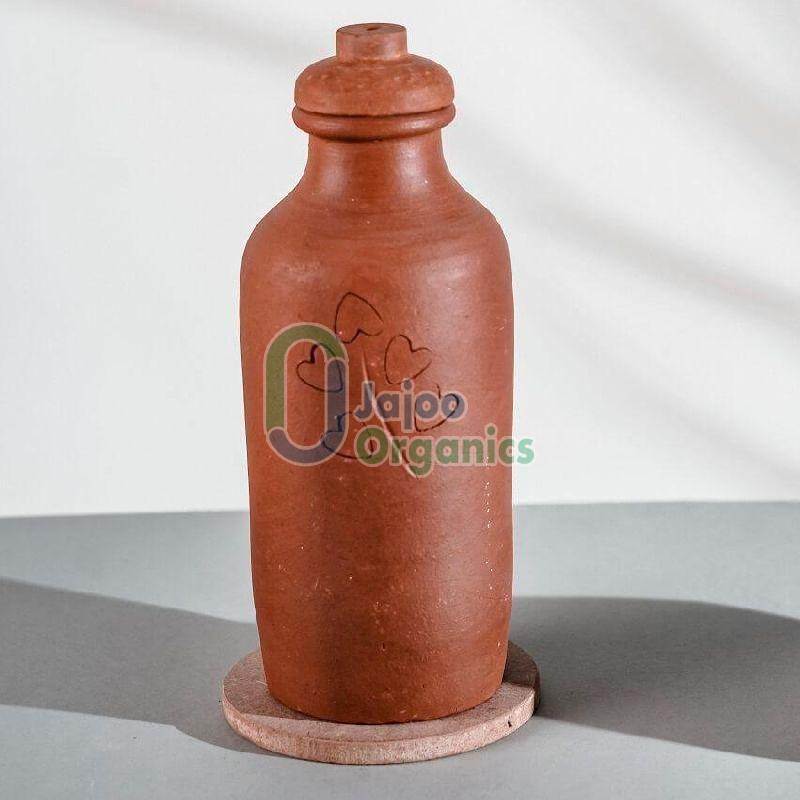 600 ML Clay Water Bottle