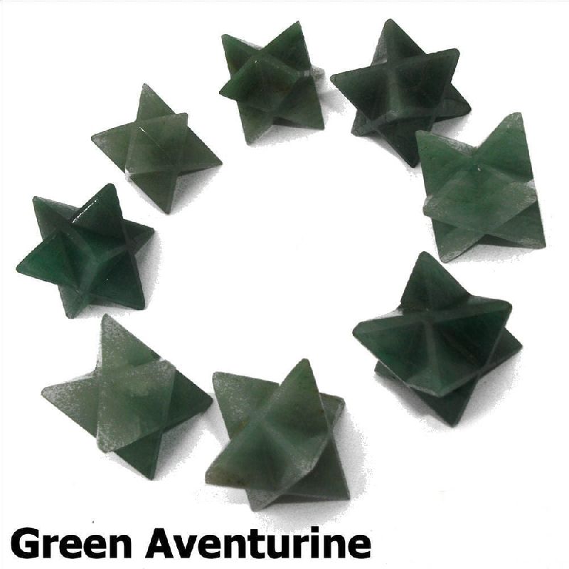 Green Aventurine Merkaba Star