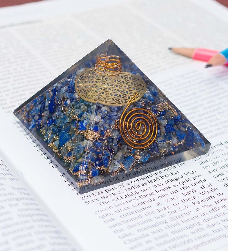 Lapis Lazuli Orgone Pyramid