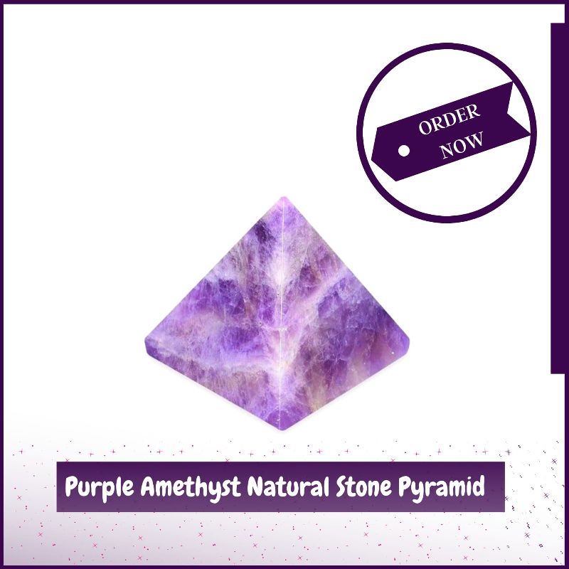 Purple Amethyst Pyramid