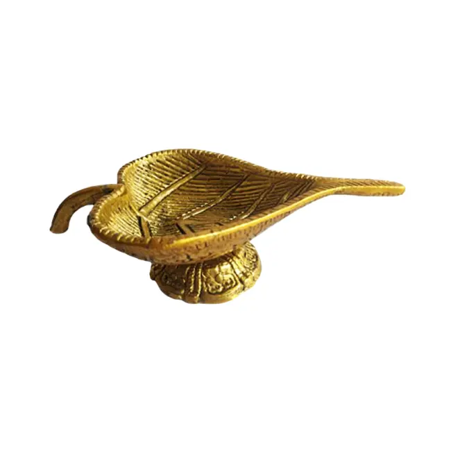 Brass Pan Shape Diya