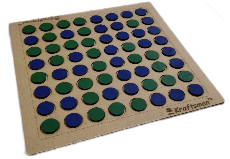 Wooden Reversi Board Game