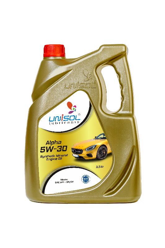 UNISOL ALPHA 5W-30 SYNTHETIC MINERAL ENGINE OIL