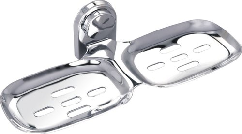 Stainless Steel Square Double Soap Dish