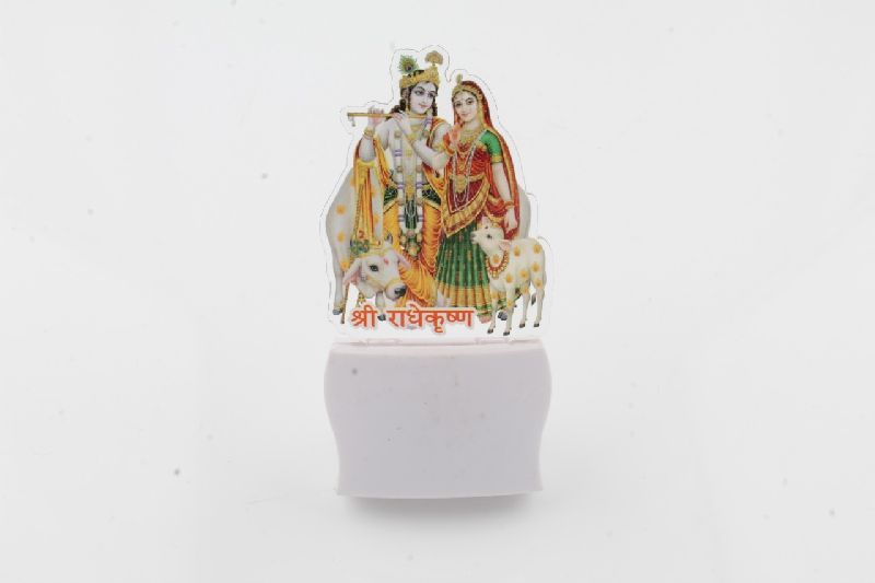 Acrylic Radha Krishna Night Lamp