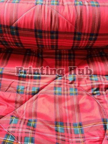 Double Bed Check Print Comforter