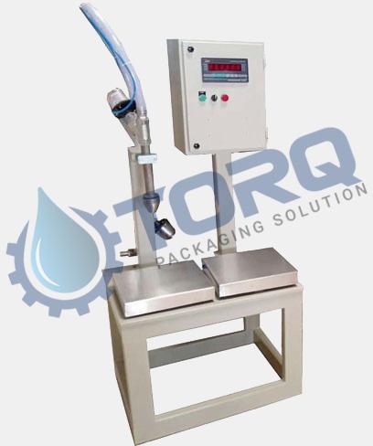 Semi Automatic Weigh Base Liquid Filling Machine