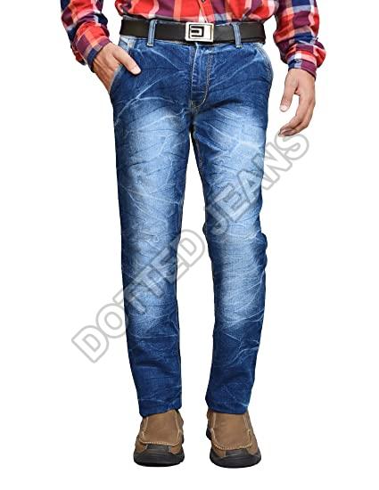 Mens Denim Jeans with Belt