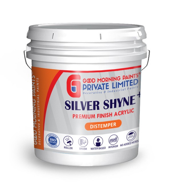 Silver Shyne+ Premium Finish Acrylic Distemper Paint