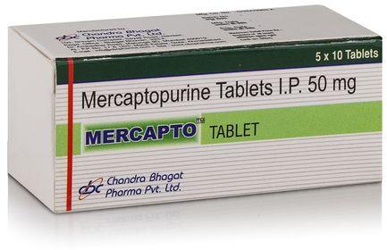 Mercapto 50mg Tablets