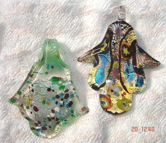 Bell Nagfani Glass Pendant