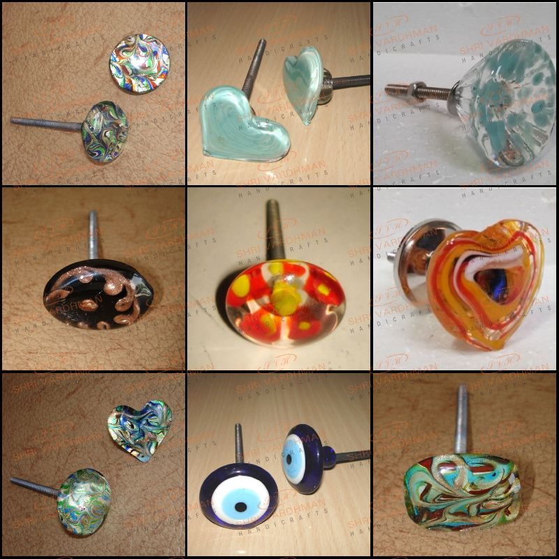 Glass Handmade Knobs
