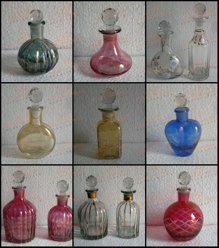 Glass Perfume Decanter Bottles