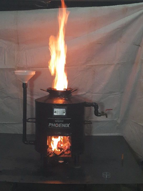 Ms Black Wood Burning Boiler Stove