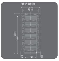 Tropical “H” Frame Battery Cages