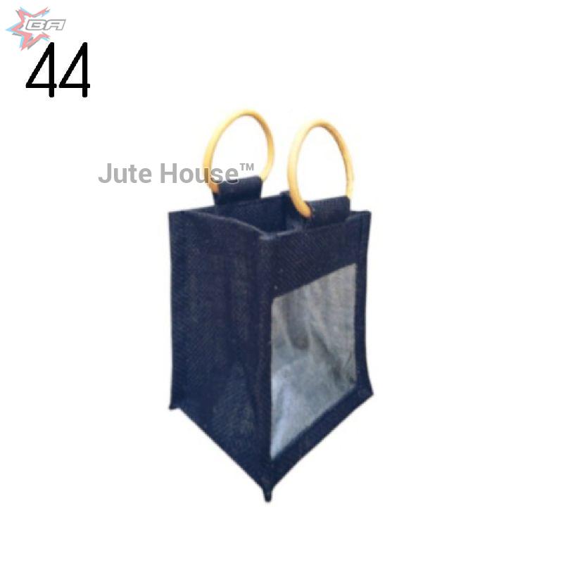 Laminated Jute Cosmetic Bag