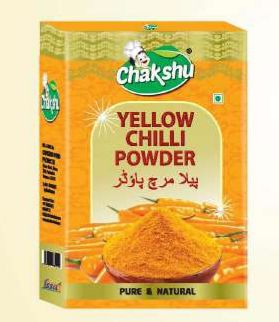 Yellow Chilli Powder Box