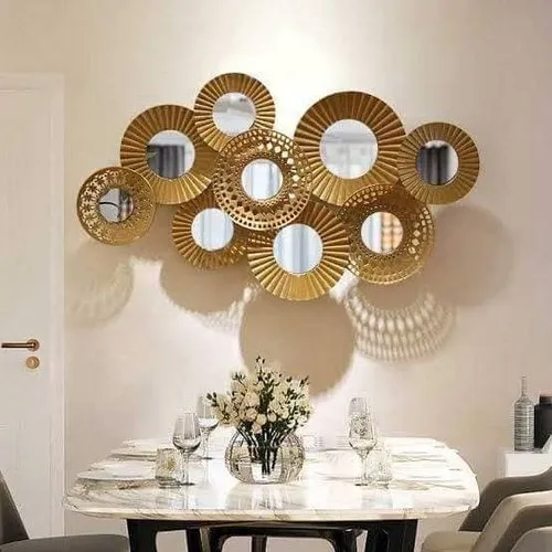 Metal Mirror Wall Art Manufacturer Supplier from Moradabad India