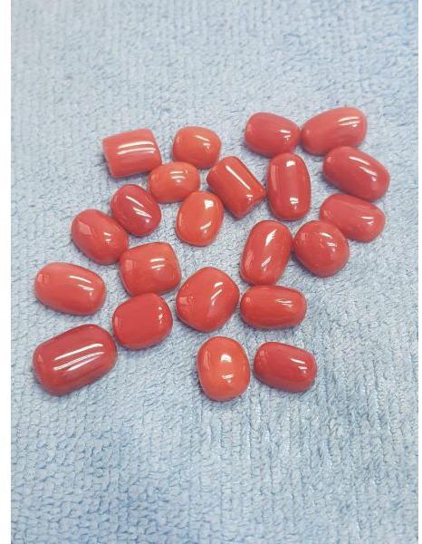 Oval Pota Cabochon Red gemstone, For Jewellery at Rs 12/carat in Jaipur