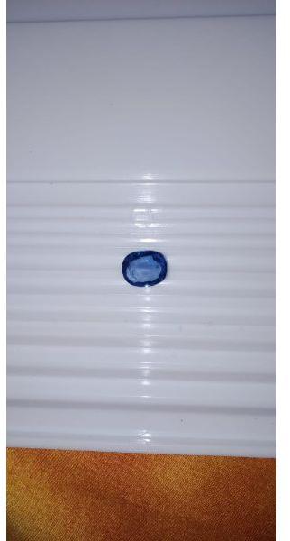 Oval Shape Blue Sapphire Gemstone