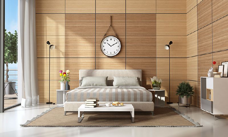 Wooden Bedroom Wall Panel