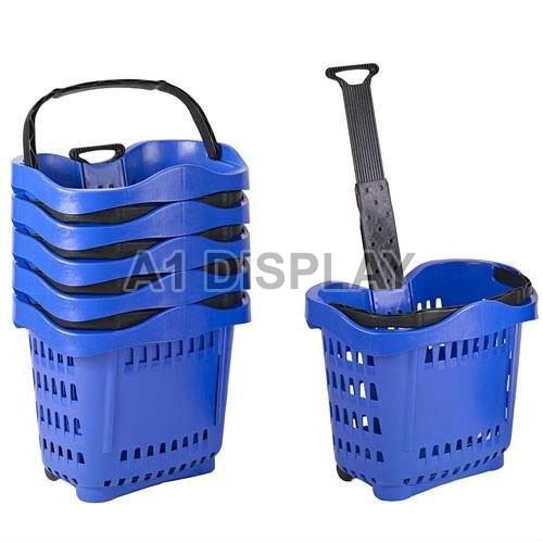 Plastic Shopping Trolley Basket