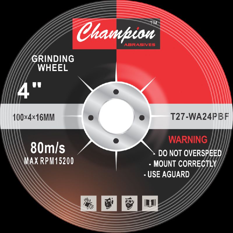 4X4 Brown Grinding Wheel