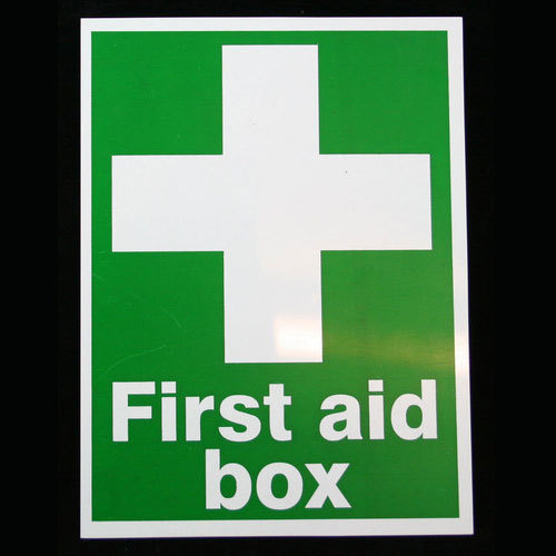 First Aid Sign Board